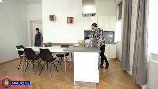MatureNL Ola Ramona Fucking My Hot Stepmom In The Kitchen