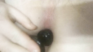 Inflatable dildo and cum