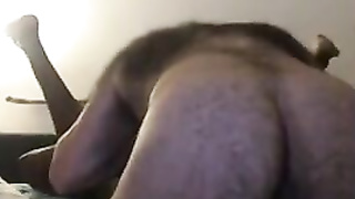 Hairy White Nerd Breeds Black Muscle Jock