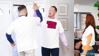 BrazzersExxtra Angela White Latex Footjob Fixes Celibate Fool WRB