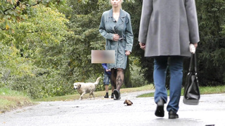 KaterinaHartlova Naked In City Park And Masturbate LEWD