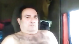 Horny trucker stud