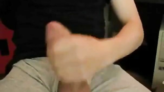 Big Cock, Huge Load! Amateur Handjob by a Man with a Big Dick!