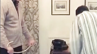 Daddy Headmaster Punishes Twink for Smoking