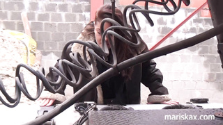 MariskaX Mariska Meets An Outdoor Pervert LEWD