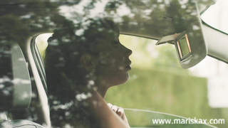 MariskaX Valentina Ricci Outdoor Blowjob For BBC On A Car Pool LEWD