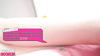 TgirlsHookup Bella Bates, Gina James - Gutter Slut Will Do Anything To Please Mommy!