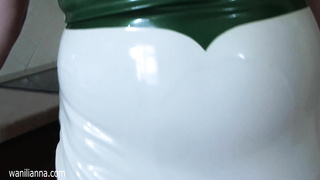 Wanilianna The Latex Dress And Nylon Stockings LEWD