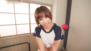 ModelMedia Han Tang Japanese short Hair soft cute girl uncen MDHG, Blowjob, Footjob