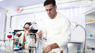 BrazzersExxtra Angela White Stuck In The Cum Lab WRB