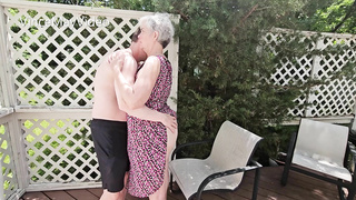 ManyVids Sunny Summer Sunday After Church With Grandma Outdoors PP