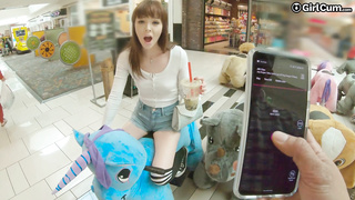 GirlCum Aliya Brynn Wet At The Mall