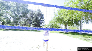 GayRoom  –Volleyball Training –Jake Waters And Dakota Preston