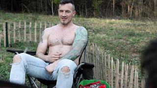 Naked Sword –Lay Of The Land Sc. 3– Derek Kage And Hairy Topping