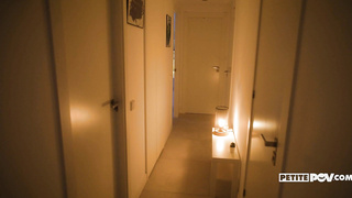 PetitePOV Angelika Grays And Matty Mila Perez Stewardess Threesome WRB