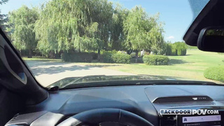 BackdoorPOV Sata Jones Alexis Crystal Driving Test Threesome VSEX