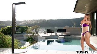 Tushy Kazumi Squirts Busty Beauty Gets DPed PP