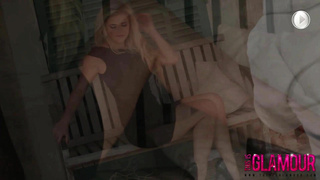 ThisIsGlamour Robyn Lambert In An Alluring Black Dress BTS LEWD