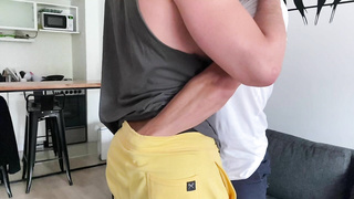 Argentino Emiliano Terra fucks gym buddy RAW at home 720
