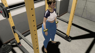 Cartoon Street Fighter CHUNLI DEUDA DE GIMNASIO