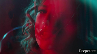 Deeper Ashley Lane And Octa Red Lipstick On The Glass PP