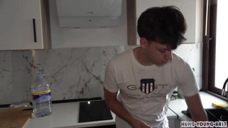 Teen Twink Fingers Cum into Adorable Boyfriend