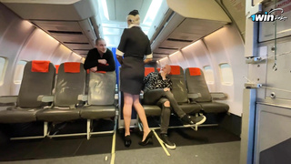 PornHub Alexa Bunny Rowdy Passengers Fucked A Flight Attendant In Every Hole On An Airplane