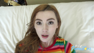 POVPornstars Megan Winters Redhead In Ripped Yoga Pants