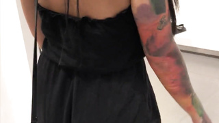 GlaminoGirls Adel Asanty Video Adel Goes Crazy In Shopping Centre VERTICAL