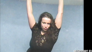 MyBoobs Legandary Aneta Buena On Glass Table MFPF