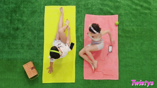 WhenGirlsPlay Darcie Dolce And La Sirena Hers And Hers Picnic