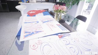 BFFS Scarlett Sommers Serena Santos And Gabriela Lopez Culos For Cuba