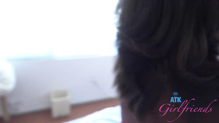 ATKGirlfriends Alicia Reign Jeans Skirt POV