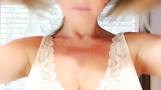 VickyAtHome Loves Her Electric Toothbrush VERTICAL