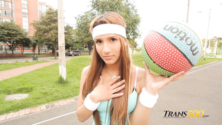 TransAtPlay Daniela Martinez - Lets Play Ball (21-10-2021 г., Shemale, Solo, Cumshot, Masturbation, 1080p]