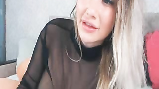 Vibrator And Pussy Fingering