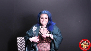 BlowBangGirls Big Tit LilMizzPurp Gets Drenched In Cum BTS