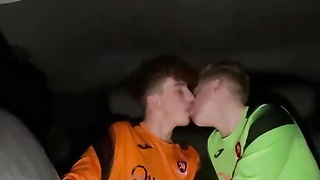 Romeo and Riley in fuck in footy kit