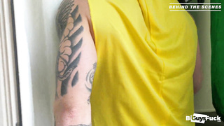 Justin Taylor, Kane Hardy & Scarlett Hampton