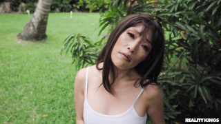 RKPrime Nami Lee Sneaking Around The Property