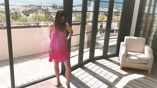 FemJoy Hilary C Vacation In Spain