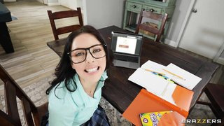 BrazzersExxtra Theodora Day My Bros Geeky GF Does Anal