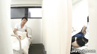 JAVHub Ako Nishino Fucks An Older Man In The Hospital JAPANESE