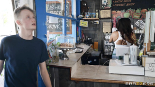 BabyGotBoobs Ashlyn Peaks Big Titty Barista