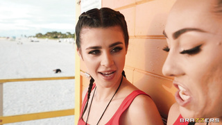 BrazzersExxtra Mackenzie Mace And Kylie Rocket Horny Lifeguards