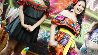 Jerkaoke Natalia Nix Sophia Burns And Serena Santos