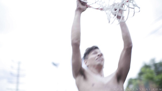 Transsensual Eva Maxim - Threesome Foreplay On The B-Ball Court