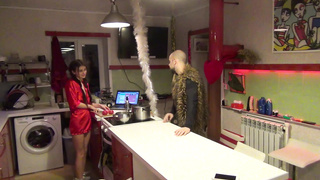 KateRich E Kitchen Sex And Double Penetration