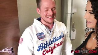 AltErotic Mara Martinez Lets Her Date Cum On Her Mouth Twice