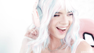 Femboyish Flirty Gamer Femboy Swaps Controller For Cock